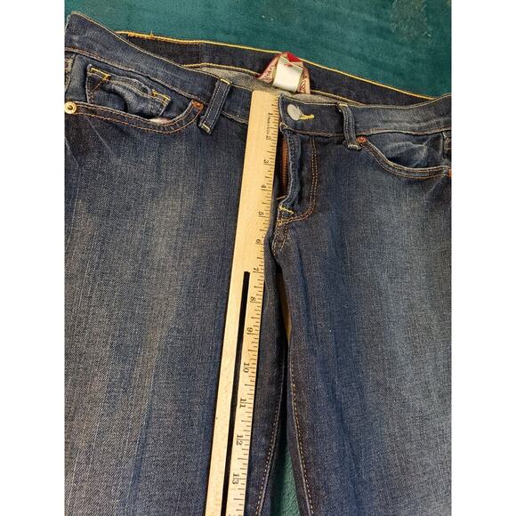 Lucky Brand Jeans Sz 4 Womens Blue Stretch Pants Ladies Mid Rise Zoe Bootcut - Picture 7 of 13
